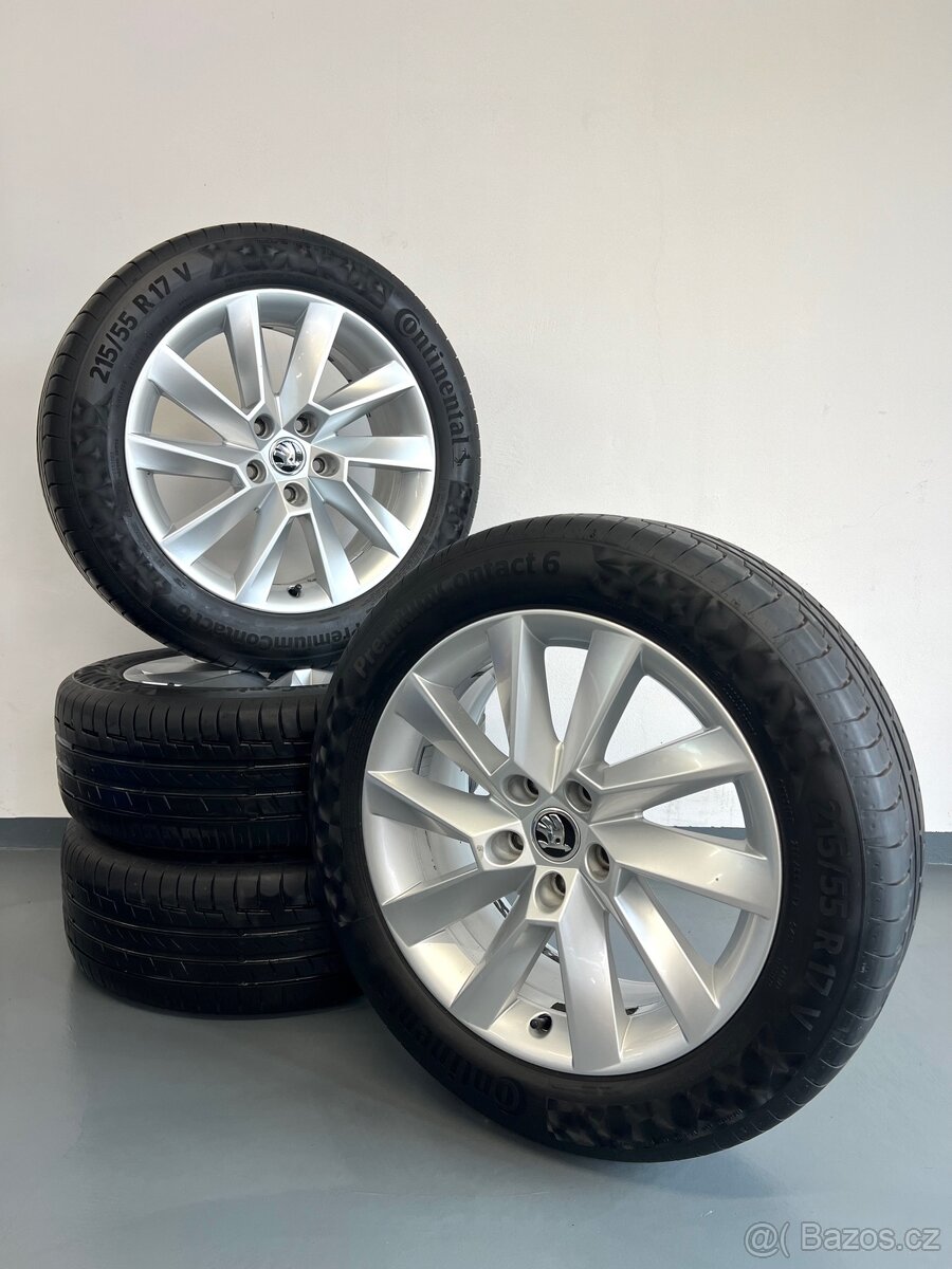 Letní ☀️ Alu kola Stratos, Škoda Superb 3, 5x112 r17