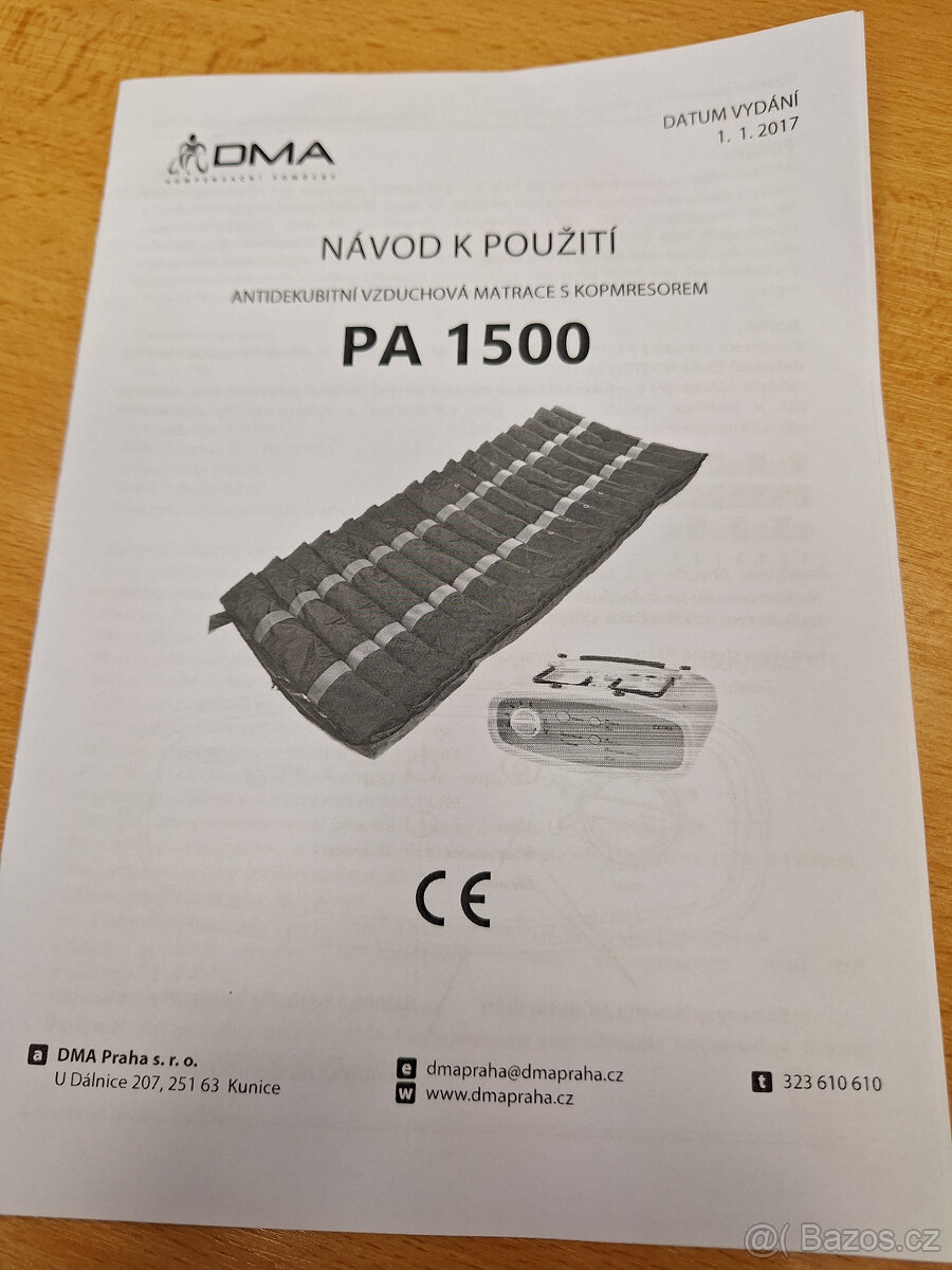 Antidekubitární vzduchová matrace s kompresorem