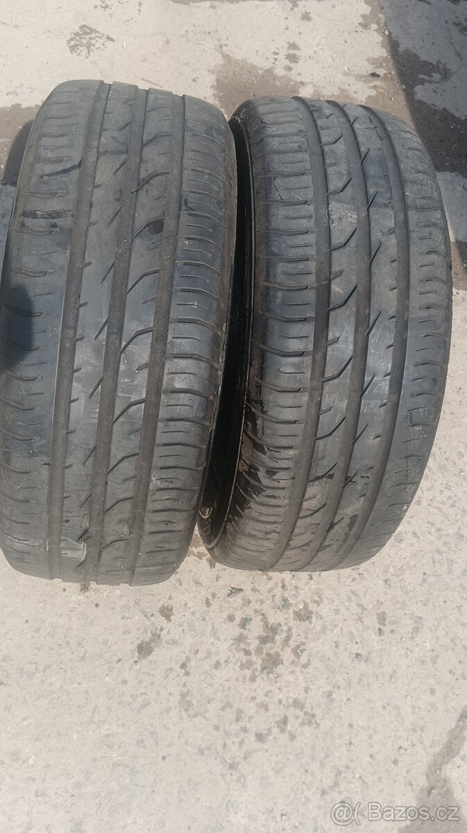 Letní pneumatiky 205/60 R15 91V, dvě Letní pneumatiky Contin