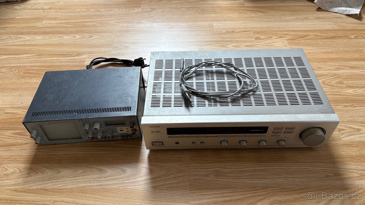 DENON Stereo přijímač a PROMAX Spectrum Monitor