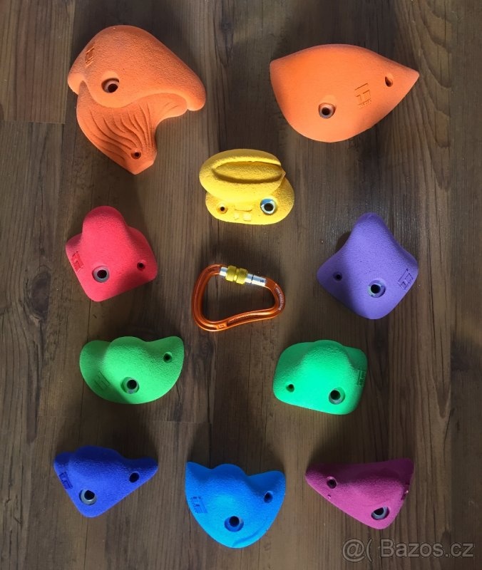 Nové dětské lezecké chyty THEREX - 10 kusů