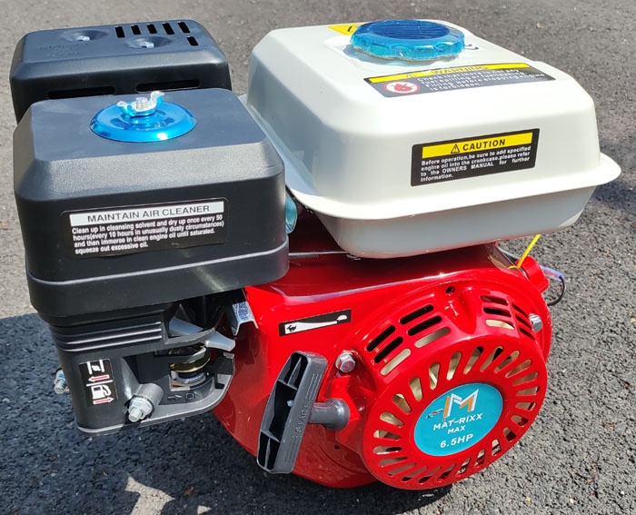 Benzínový motor 168F 6,5HP 4,8kW hřídel průměr 20mm