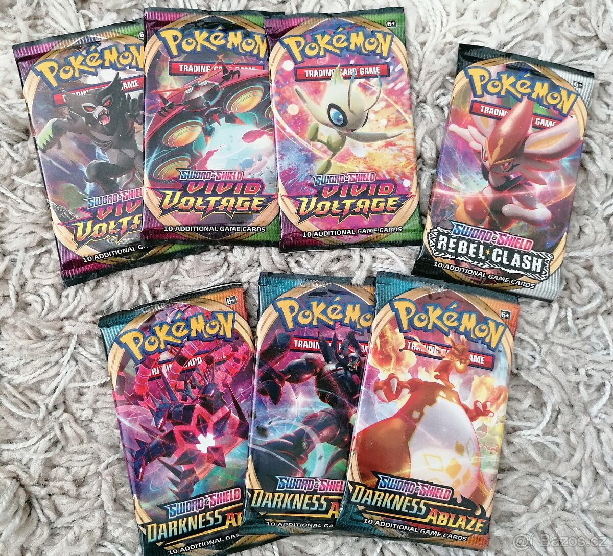 Pokémon booster pack Sword Shield, Voltage, Rebel Clash