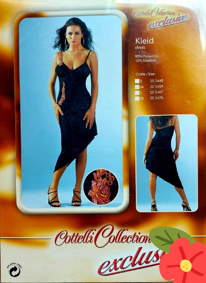 Šaty na ramínka s romantickou výšivkou M