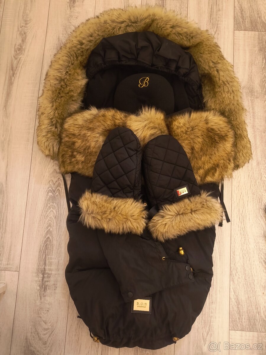 Set na kočárek Bjallra - fusak