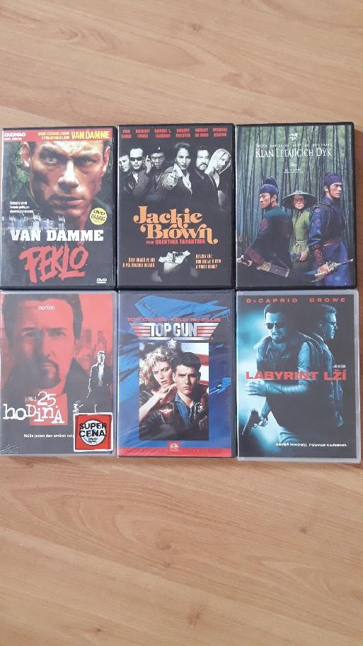 6x DVD - mix filmů