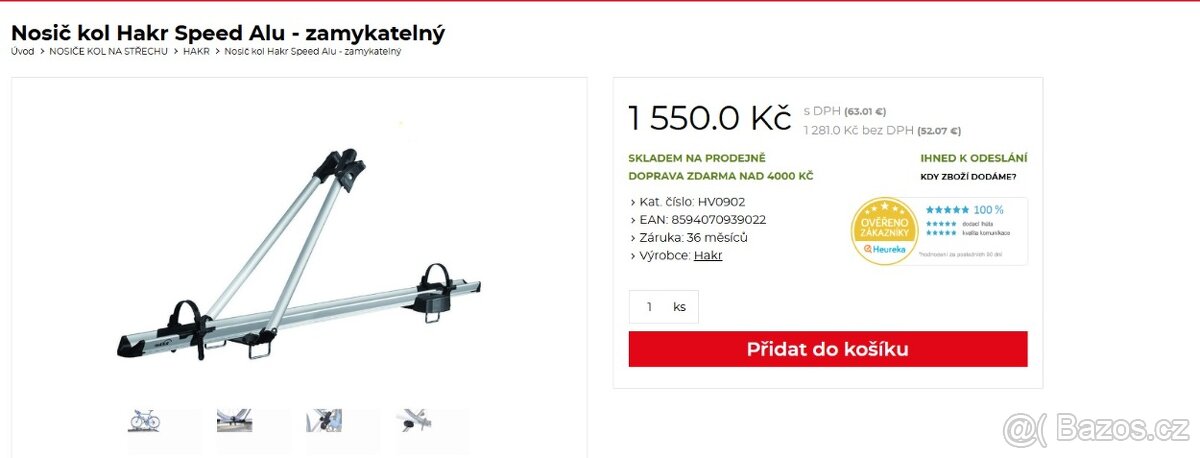 Nosiče kol Hakr Speed Alu