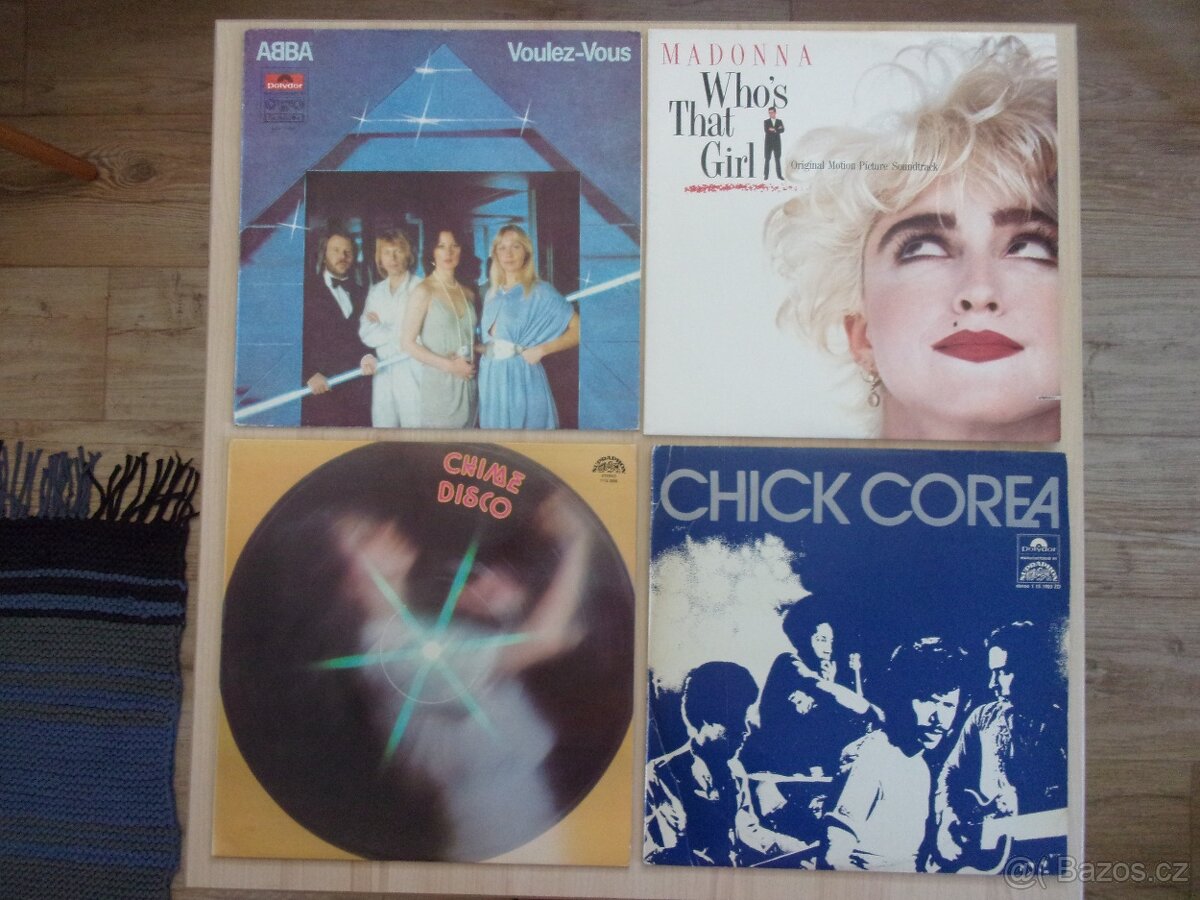 4x GRAMOFONOVÁ DESKA, LP - POP, ROCK, JAZZ, DISCO