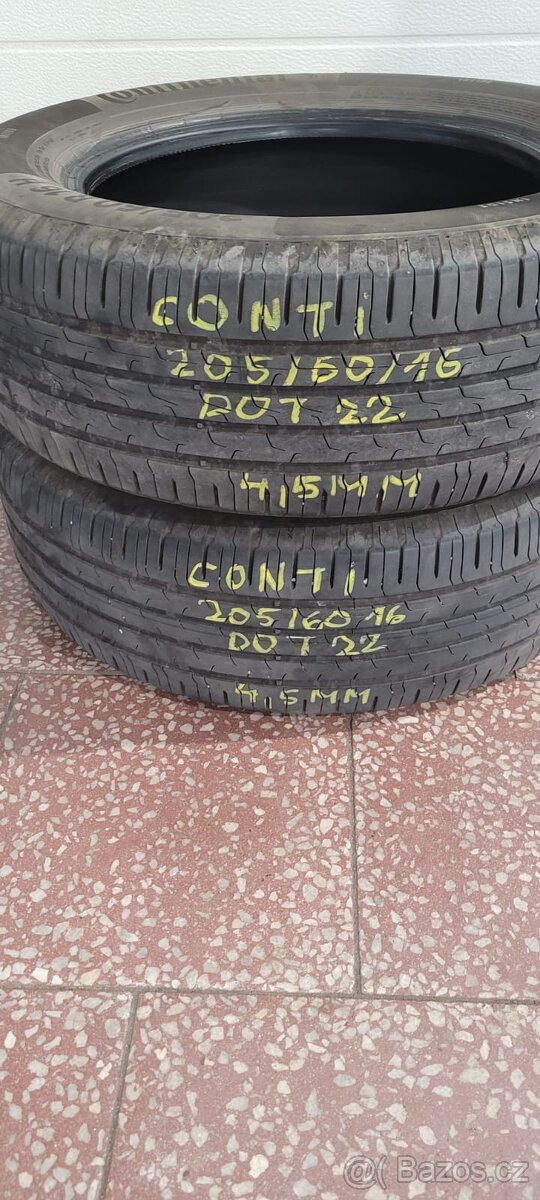 Letní pneu Continental 205/60/16 - 2022