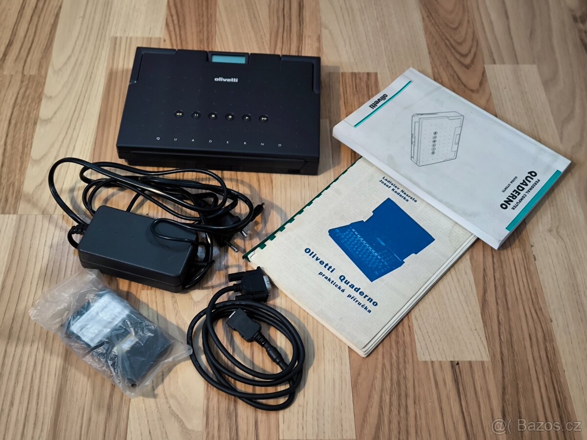 Historický notebook Oliveti Quaderno PT-XT-20