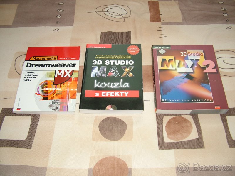 Knihy 3D Studio Max, Dreamweaver MX