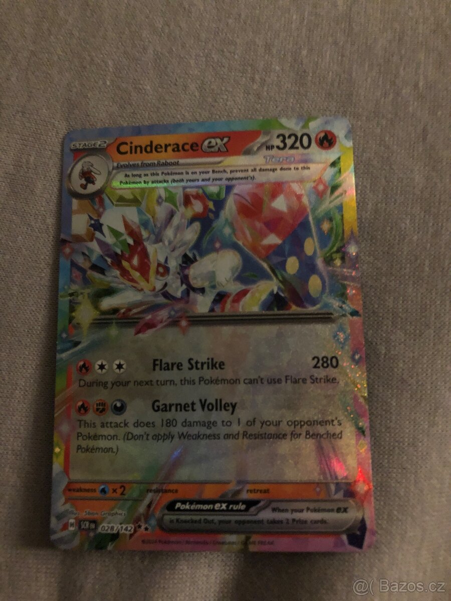 Pokemon Karta cinderace ex