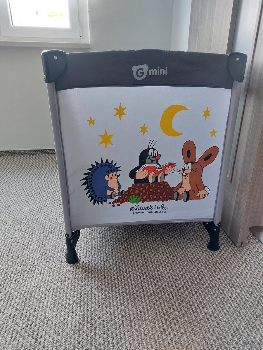 Cestovní postýlka s Krtečkem