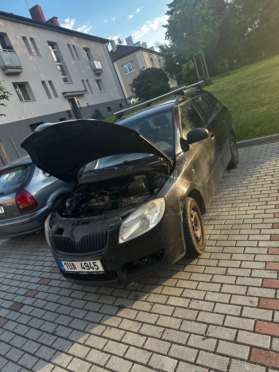 Škoda Fabia 2 1.4tdi 59kW - nepojízdná