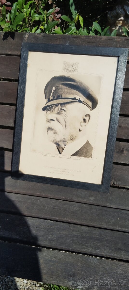 Obraz tisk T.G. Masaryk autor K.Plicka
