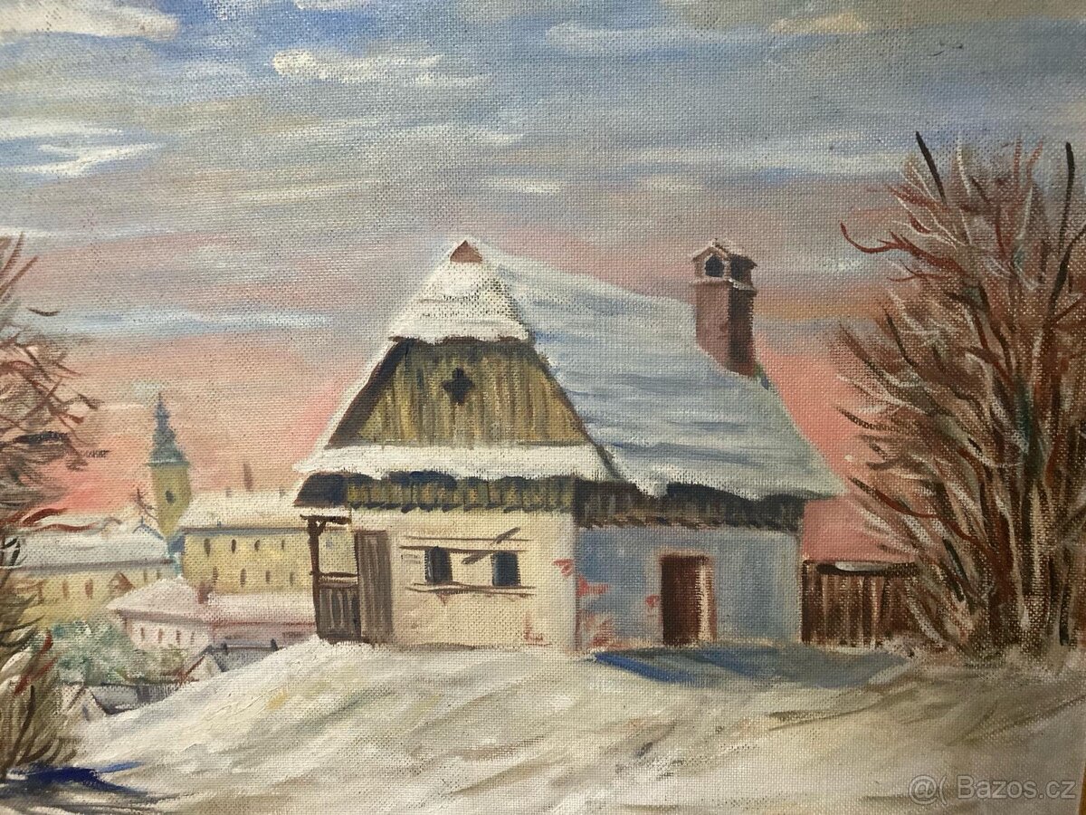 starý obraz Badalikova A.