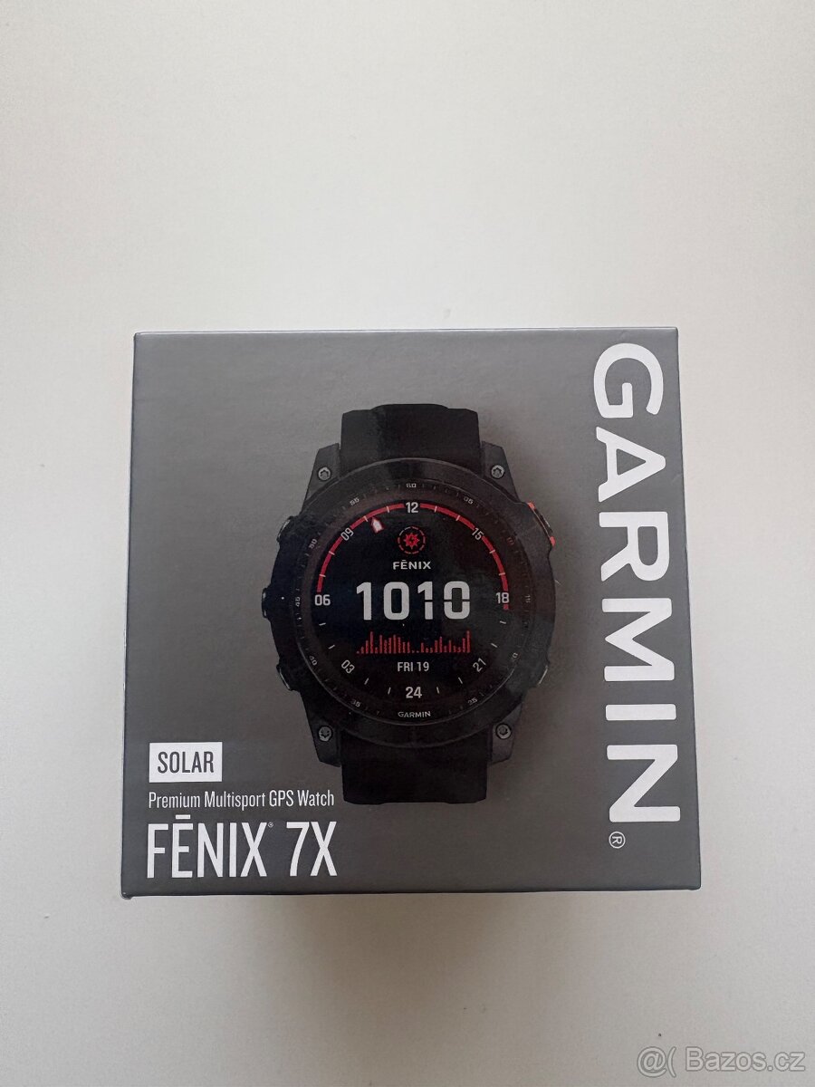 Chytré hodinky Garmin Fenix 7X Solar Slate Gray/Black Band