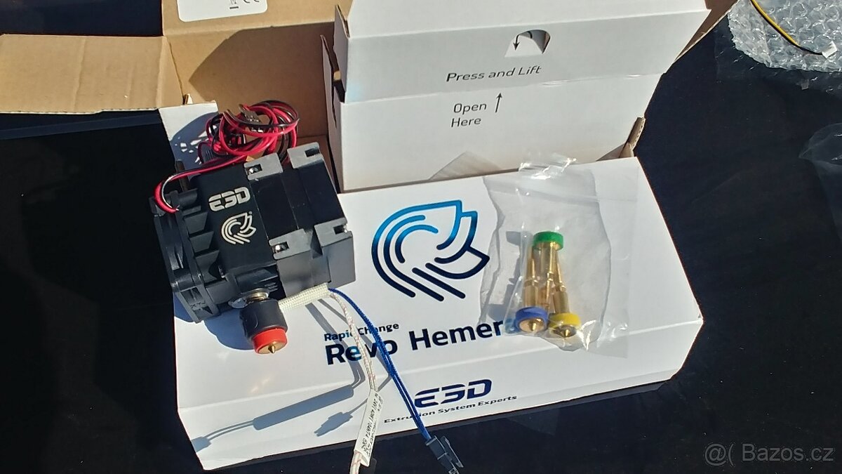 E3D Revo Hemera Full Kit – špičkový extruder s hotendem