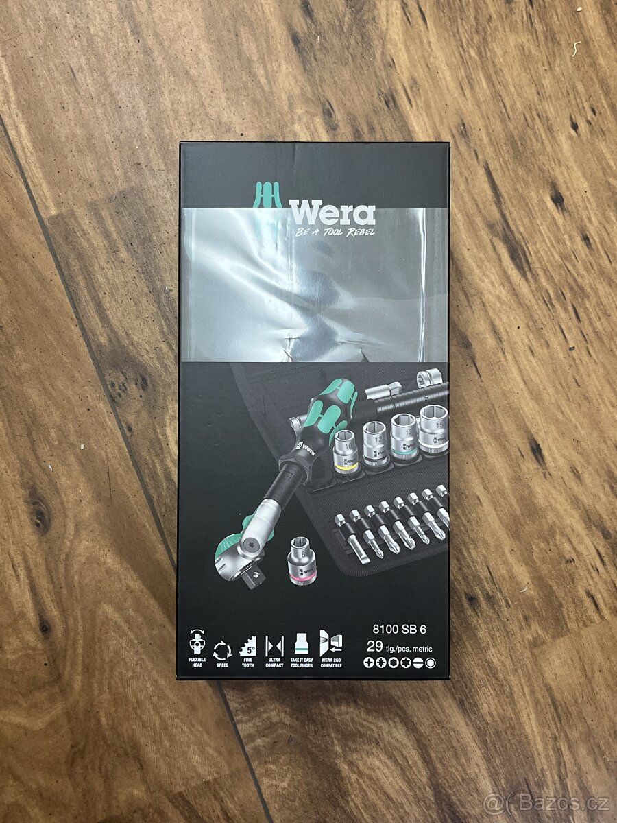 Sada hlavic Wera Zyklop 8100 SB 6 (29 dílů)