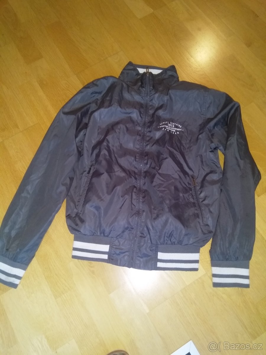 Lehká pánská šedá bunda S.A.M. Urban Style