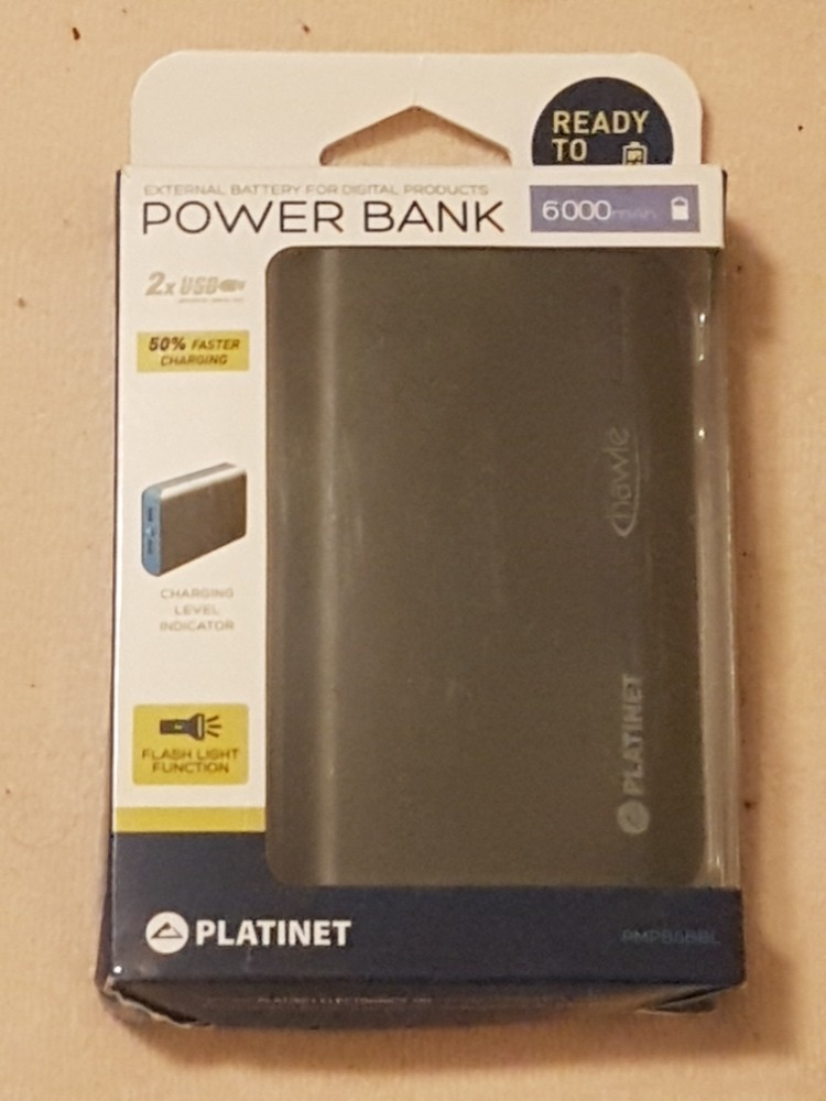 POWER BANKA EXTERNÍ 6.000 mAh