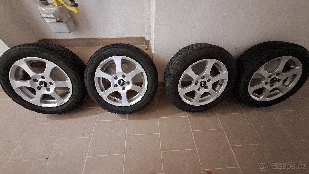 Alu kola 5x114,3 ET 43, 205/55 R16