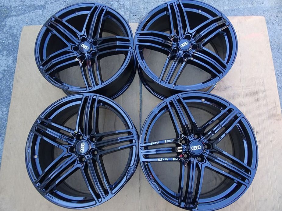Alu disky na Audi černé, 19", 5x112, ET 42, šířka 8,5J