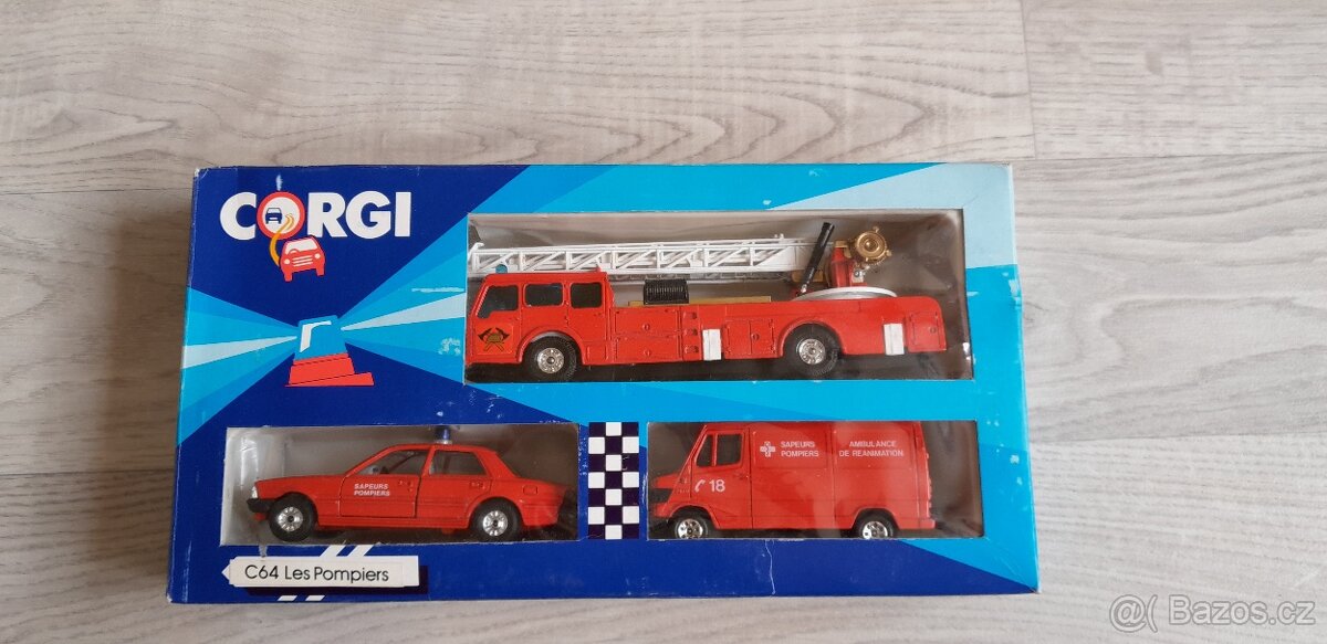 Corgi - Hasičský set - krásná sada do sbírky