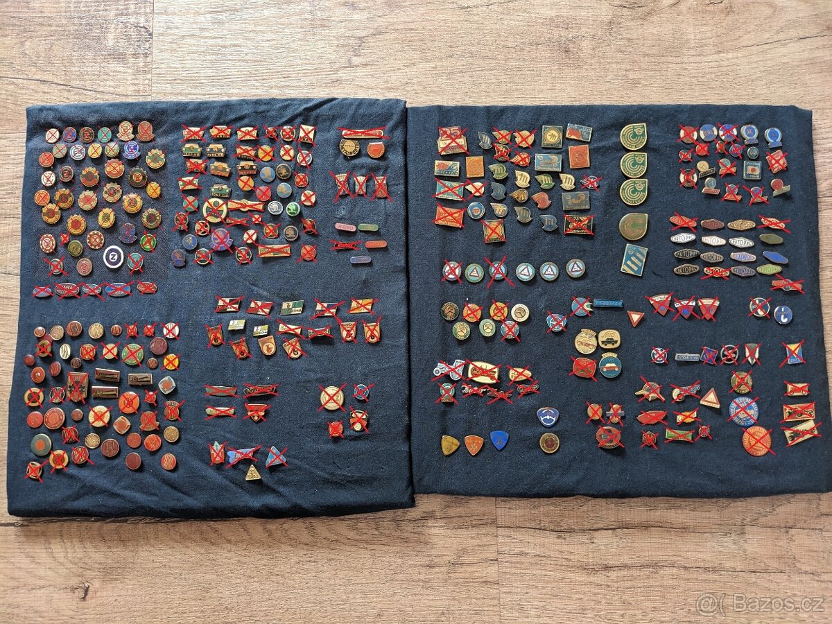 Prodám tyto staré auto-moto odznaky