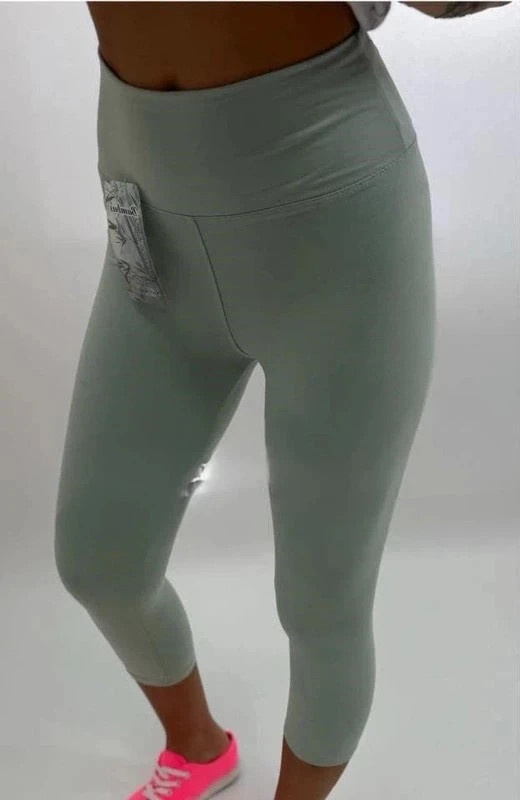 Ala Lelosi vysoký dvojitý pas 3/4 Legíny