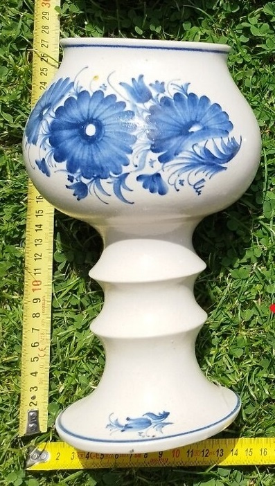 Hrdějovická keramika - KORBEL S MODRÝMI KVĚTY