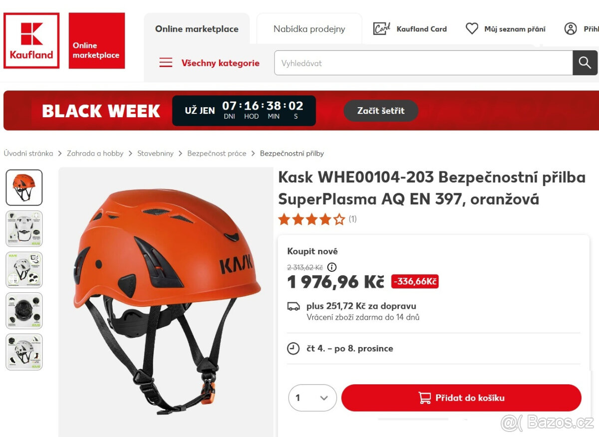 Kask Plasma AQ - pracovní přilba + vesta zdarma