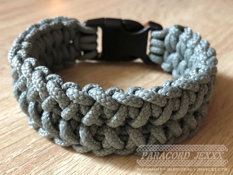 PARACORD náramek (18 cm) grey