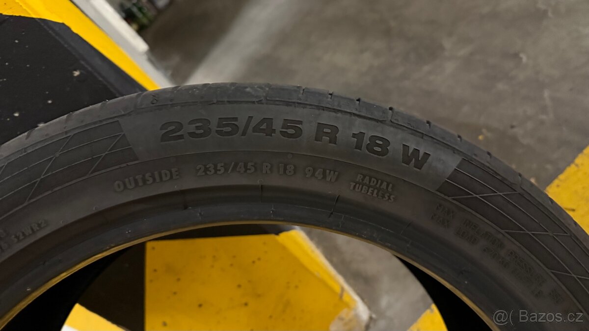 Letní pneu Continental ContiSportContact 245/45 r18