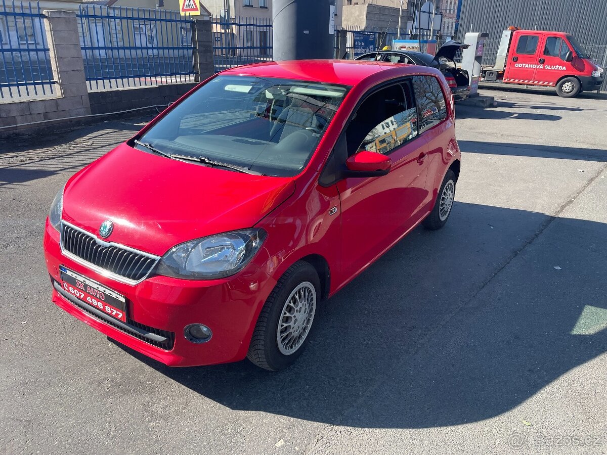 ŠKODA CITIGO 1.0 MPi 55 KW KLIMA Koupeno ČR 2012