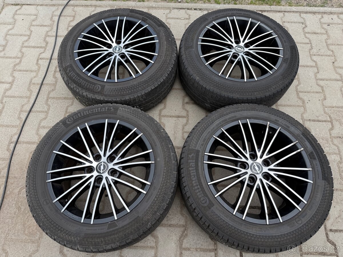 4x al kola 5x112 17 + pneu letní 225/55 R17C