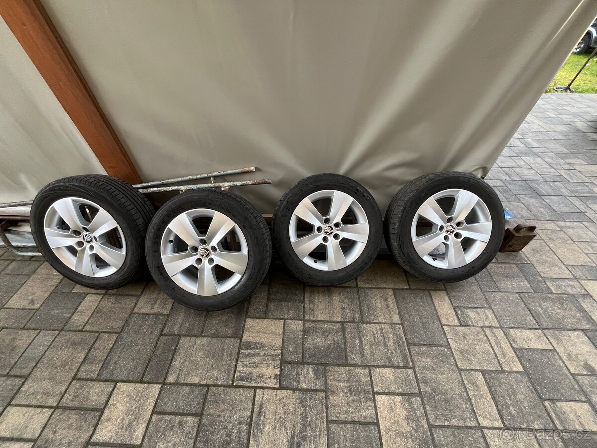 Originální kola Škoda Fabia 5x100 R15