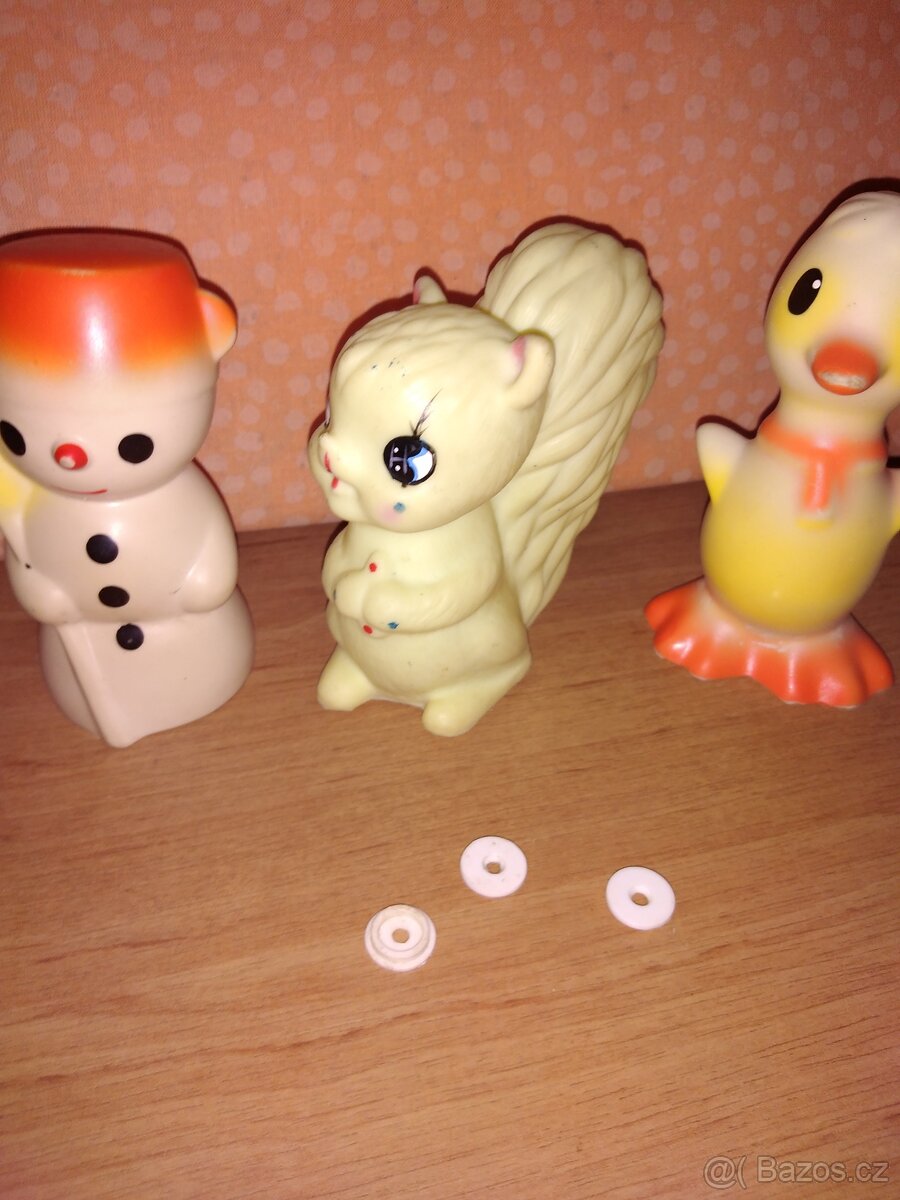 3x retro figurka