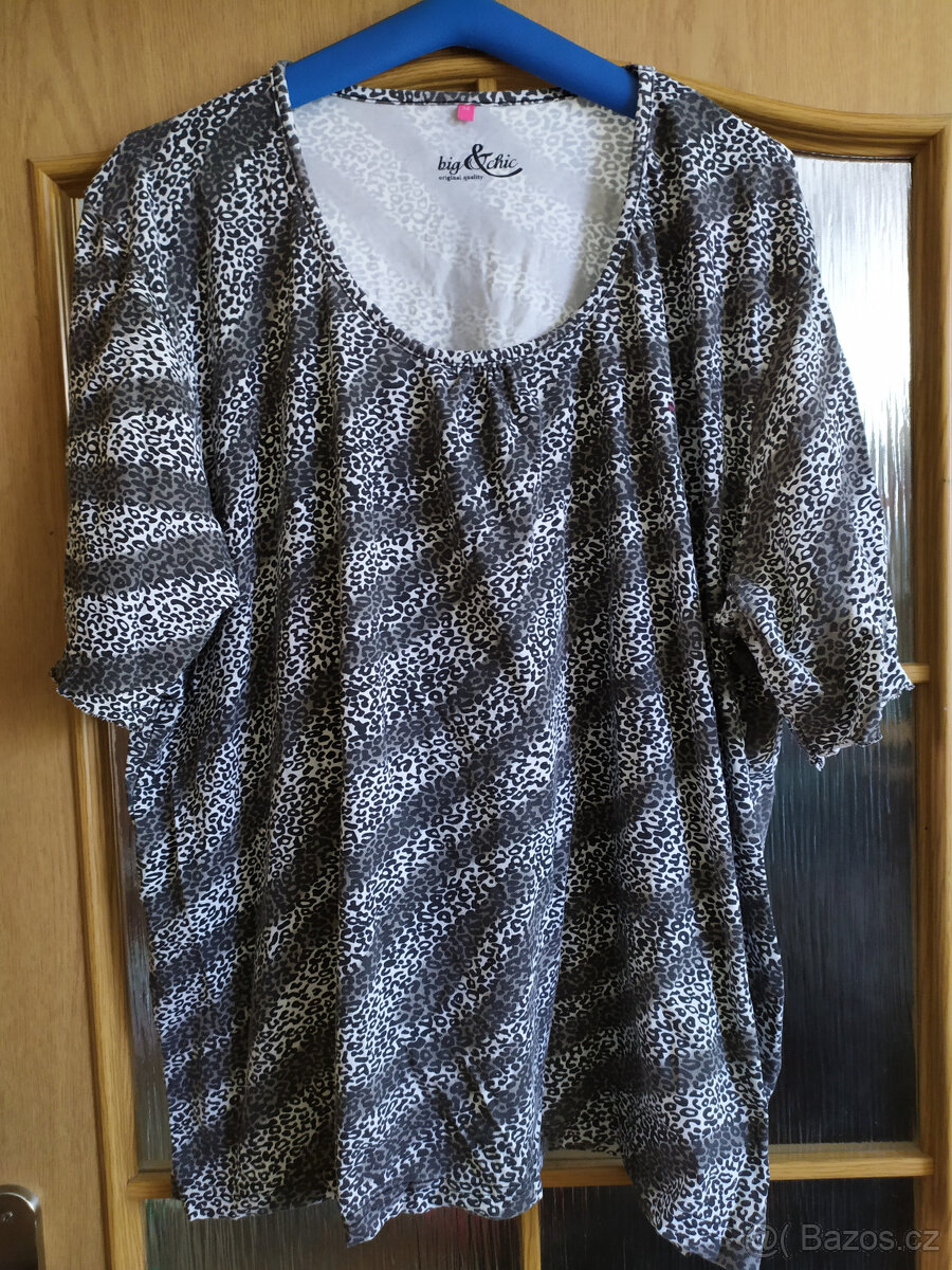 DÁMSKÁ HALENKA/TRIKO S ELASTANEM VEL.46/48