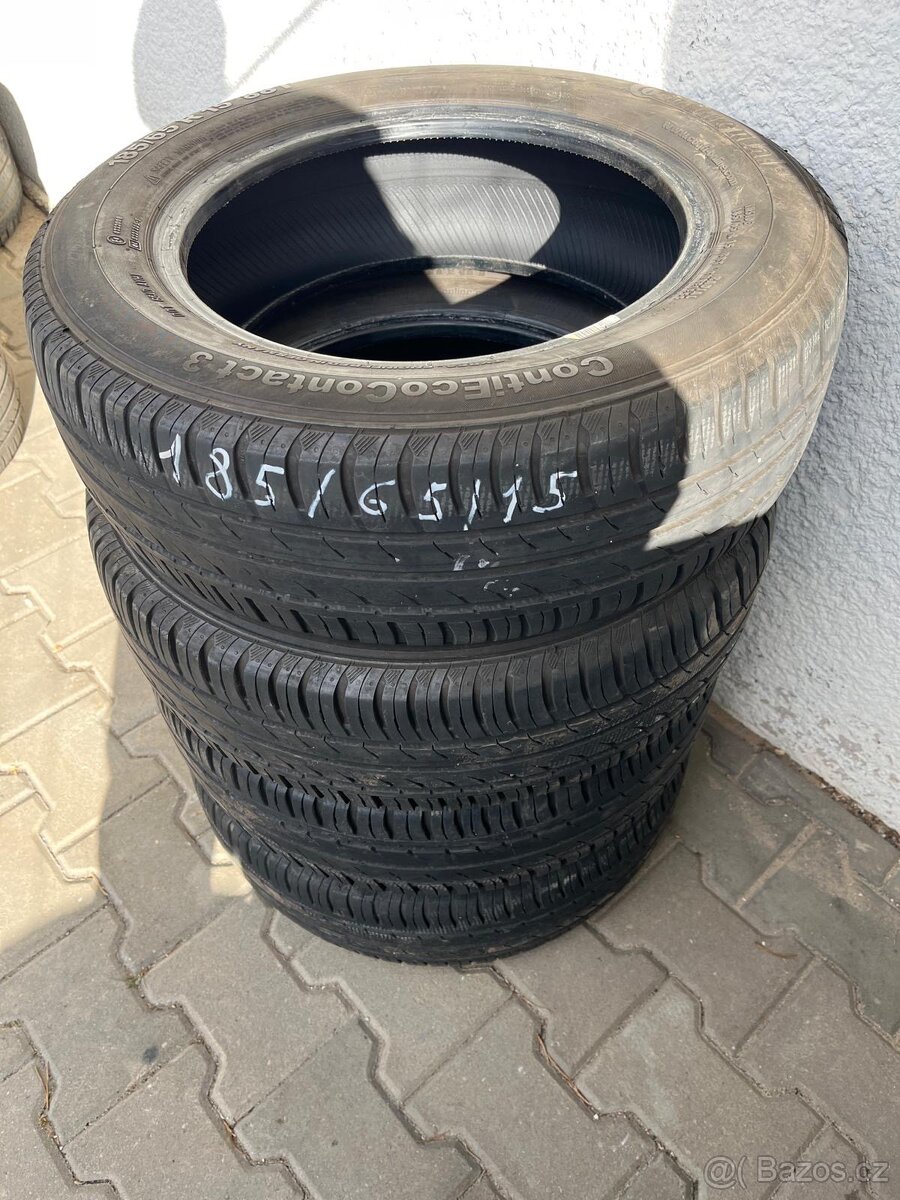 Pneumatiky 185/65r15 Continental 4 kusy