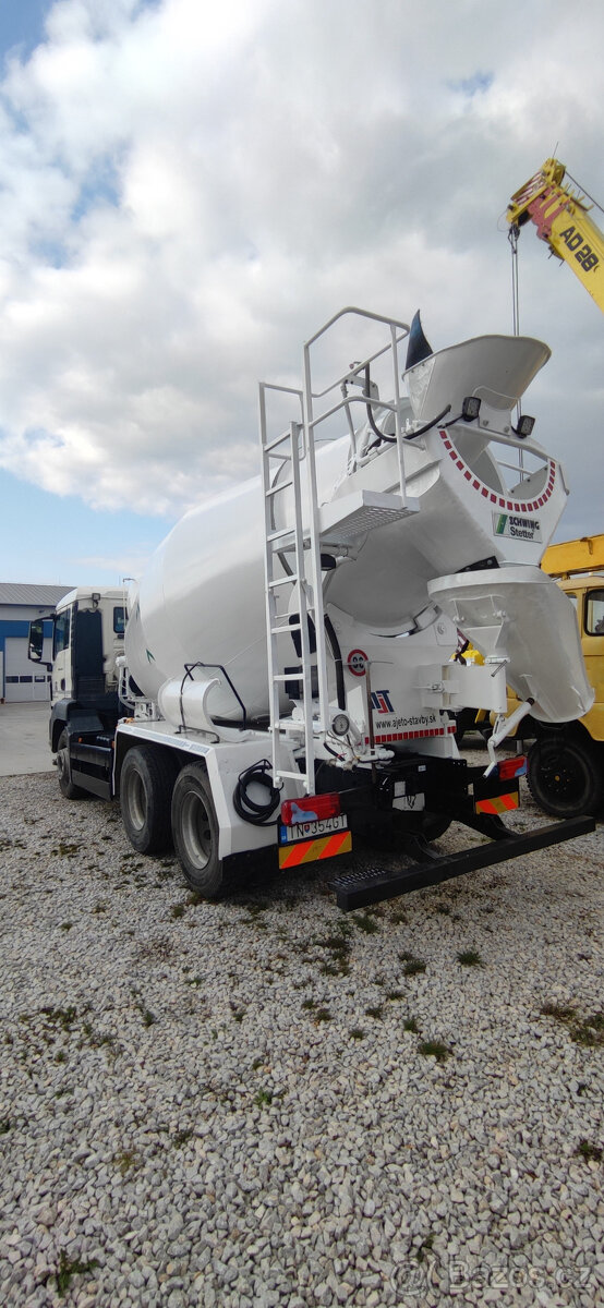 Predám MAN TGS 6x4 autodomiešavač 7m3 s prácou na rok 2025