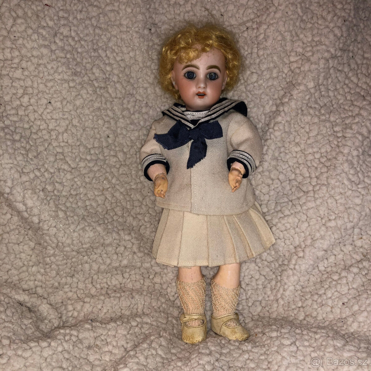 Rare Old Blue Baby, první forma Jumeau, průměr 1 1/27", cca