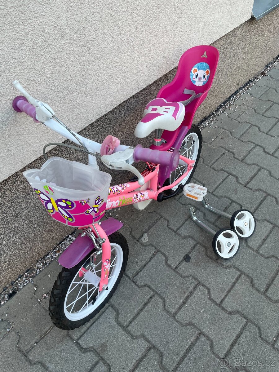 kolo dinobikes ružové