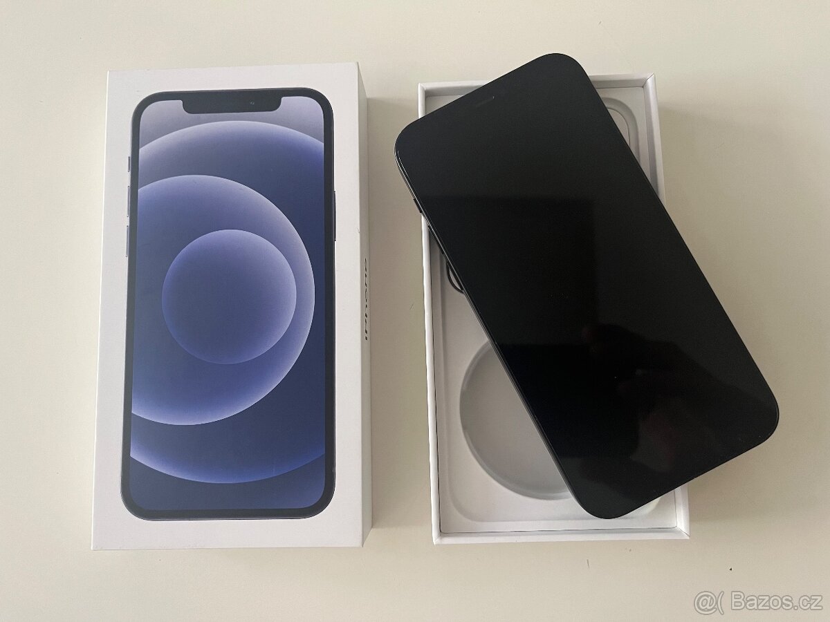 Apple iphone 12 Black 128GB A+