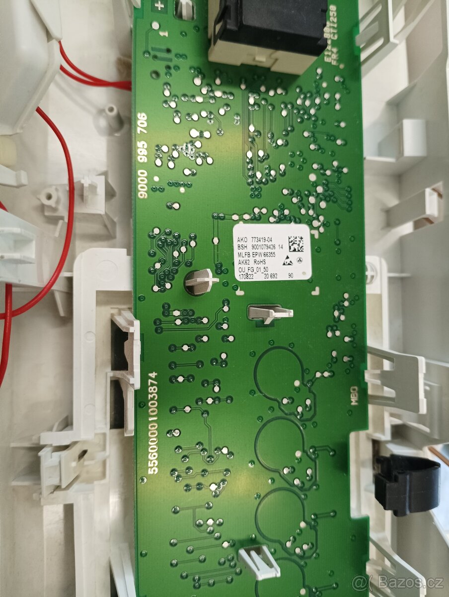 Panel ovládání sušičky BOSH