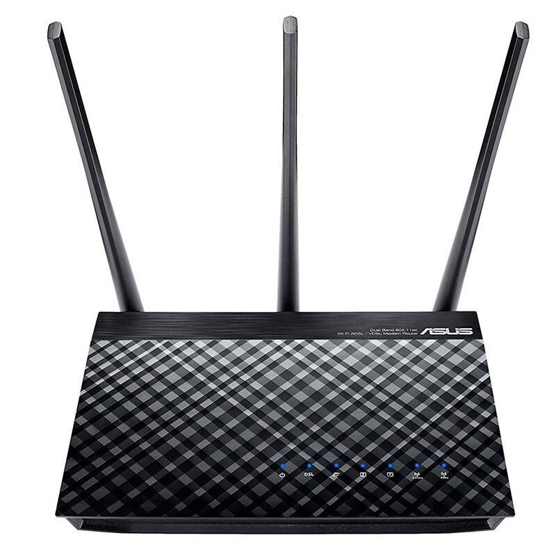Router Asus DSL-AC750 - AC750 dvoupásmový ADSL/VDSL Wi-Fi Mo