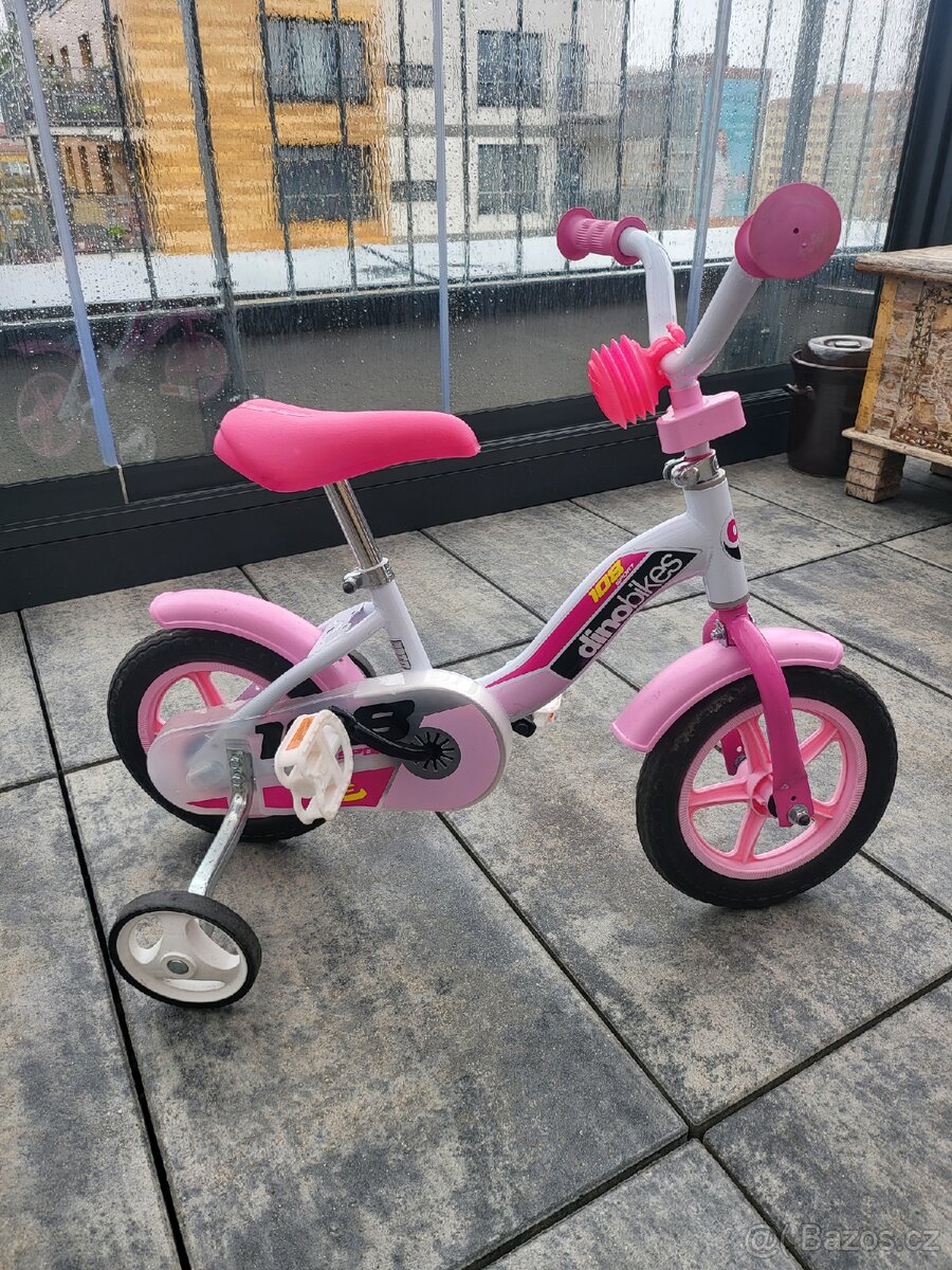 Dětské kolo Dino Bikes 108L růžové