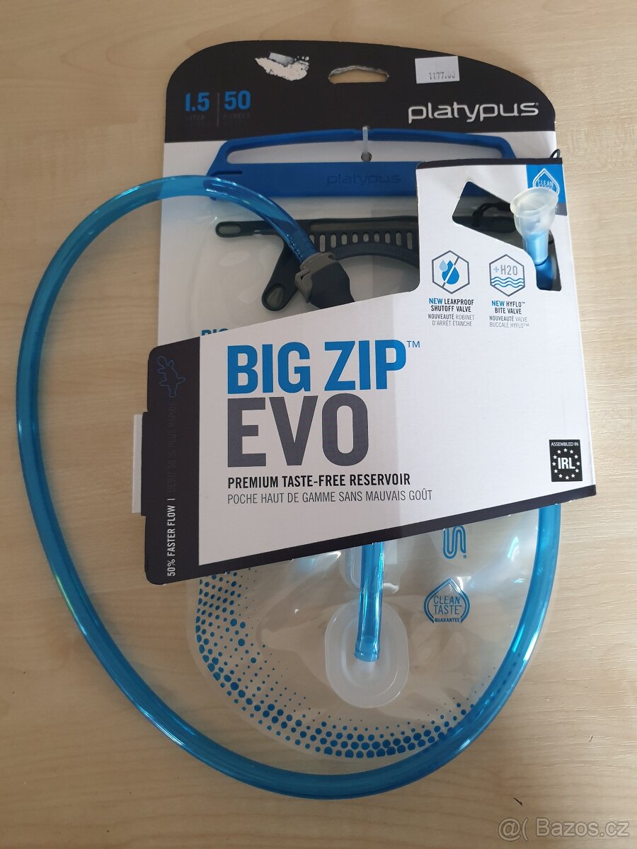NOVÉ PLATYPUS hydratační vaky BIG ZIP EVO a HOSER