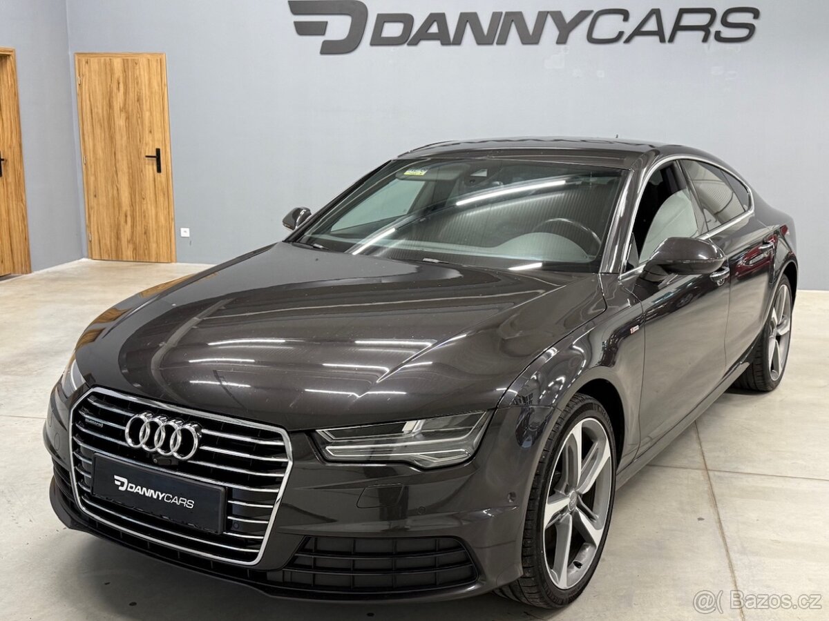 AUDI A7 3.0TDI 200kw QUATTRO, S-LINE, VZDUCH, MATRIX