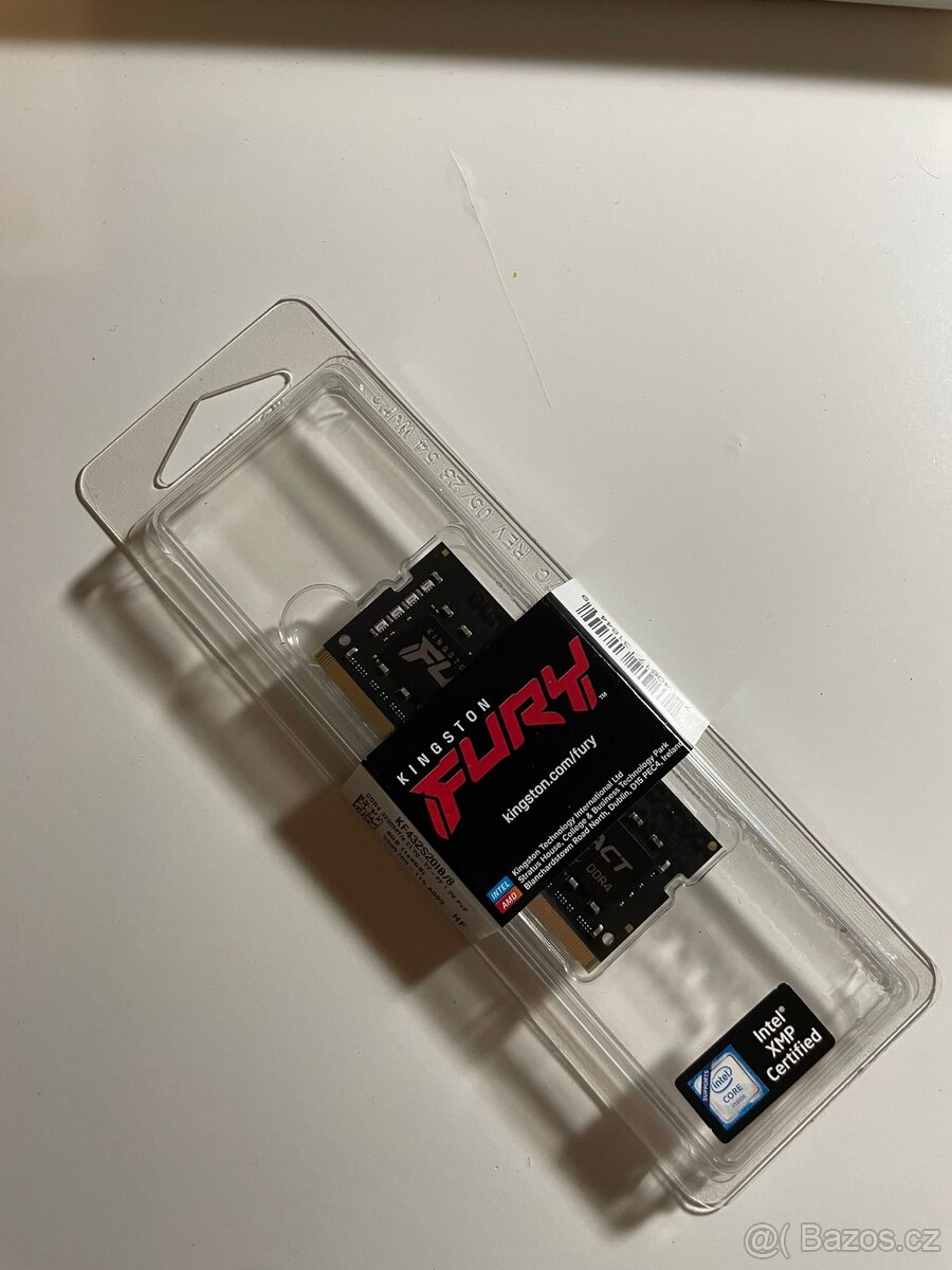 💻 Kingston FURY SO-DIMM 8 GB DDR4 3200 MT/s CL20 – NOVÝ